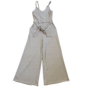 𝅺monteau Los Angeles Striped Cropped Jumpsuit